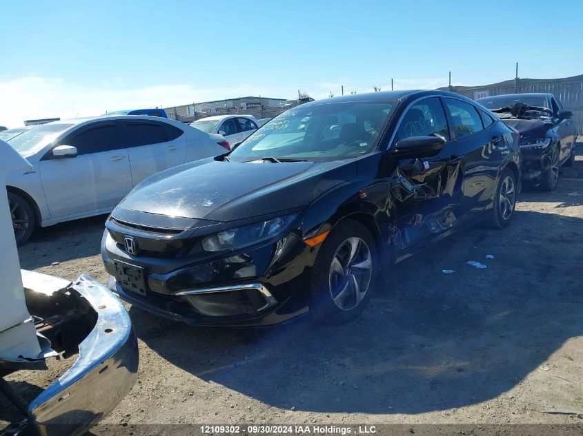 2019 Honda Civic Lx VIN: 2HGFC2F5XKH006825 Lot: 12109302