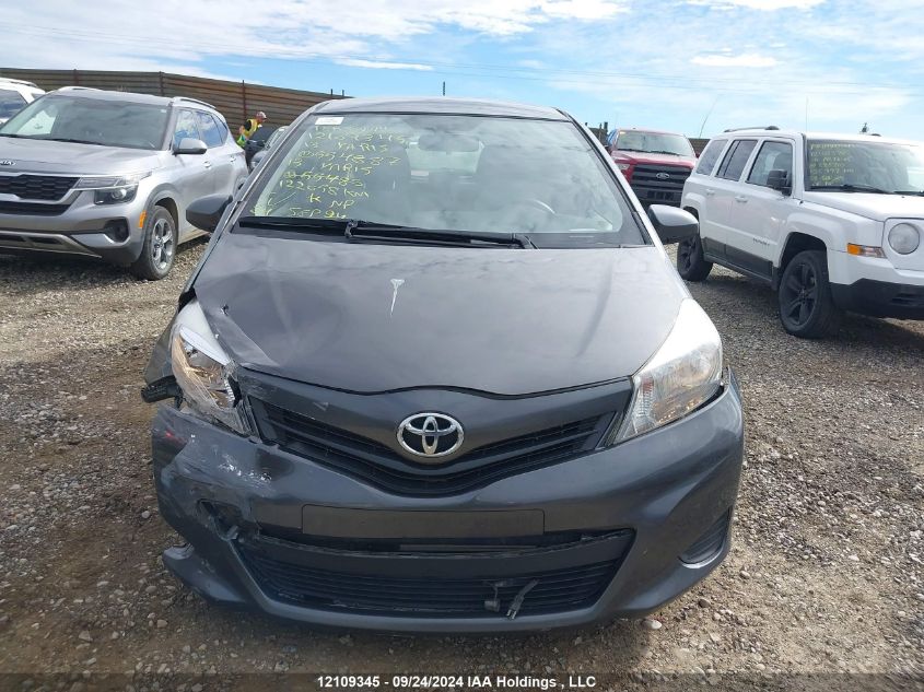 2013 Toyota Yaris VIN: JTDKTUD37DD554887 Lot: 12109345