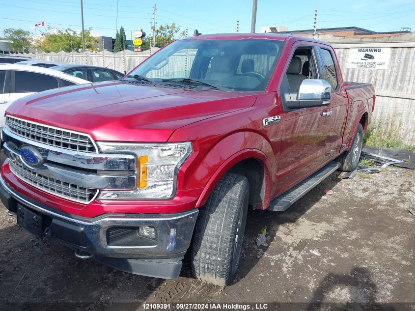 1FTEX1EP8KKD66678 2019 Ford F150 Super Cab