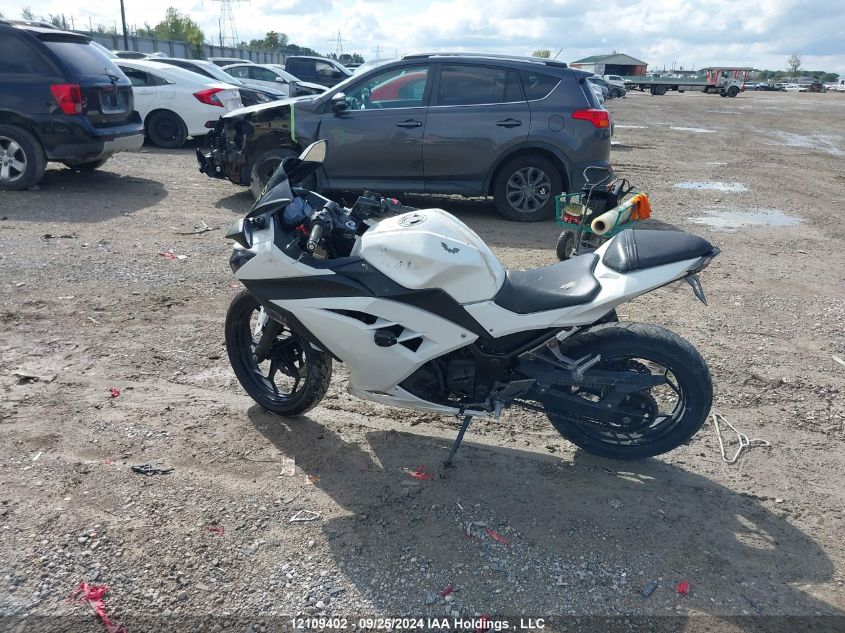 2013 Kawasaki Ex300 A VIN: JKAEX8A15DDA03303 Lot: 12109402