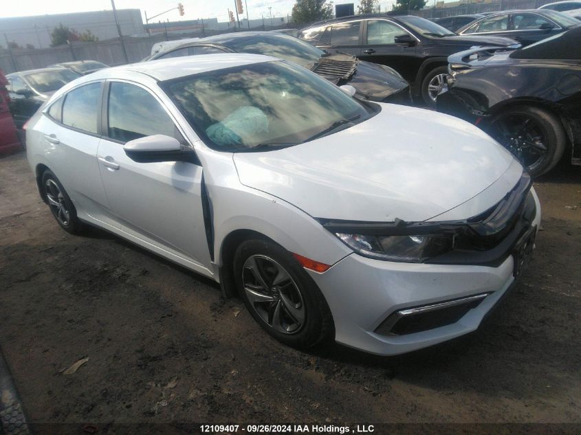 2020 Honda Civic VIN: 2HGFC2F54LH013027 Lot: 12109407