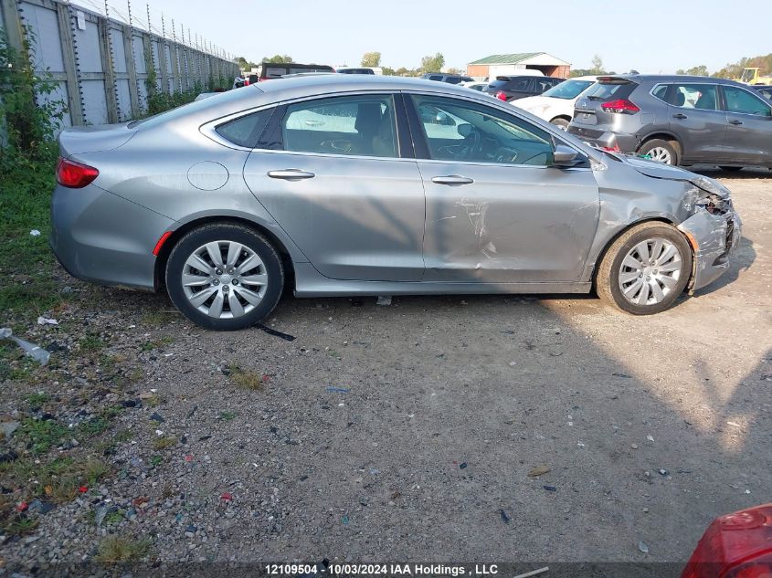 2016 Chrysler 200 Lx VIN: 1C3CCCFBXGN197811 Lot: 12109504