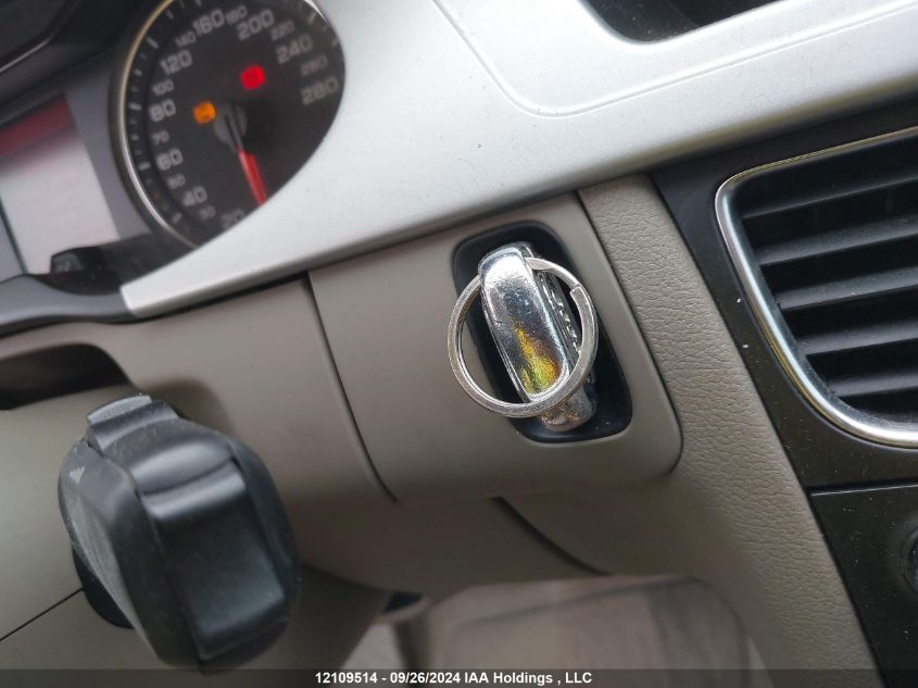 2009 Audi A4 2.0T Quattro VIN: WAULF68K19N015835 Lot: 12109514