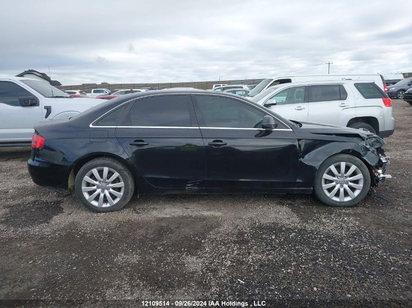 2009 Audi A4 2.0T Quattro VIN: WAULF68K19N015835 Lot: 12109514