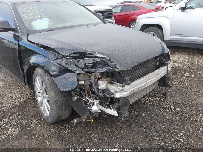 2009 Audi A4 2.0T Quattro VIN: WAULF68K19N015835 Lot: 12109514