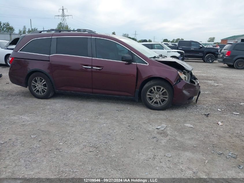 2013 Honda Odyssey Ex-L VIN: 5FNRL5H66DB508324 Lot: 12109546