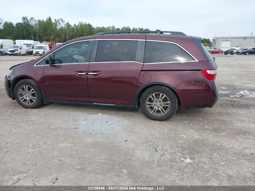 2013 Honda Odyssey Ex-L VIN: 5FNRL5H66DB508324 Lot: 12109546