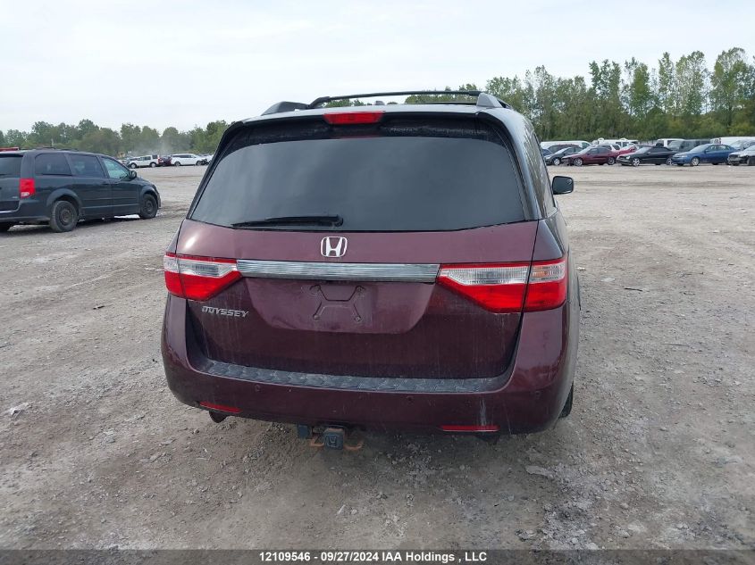 2013 Honda Odyssey Ex-L VIN: 5FNRL5H66DB508324 Lot: 12109546