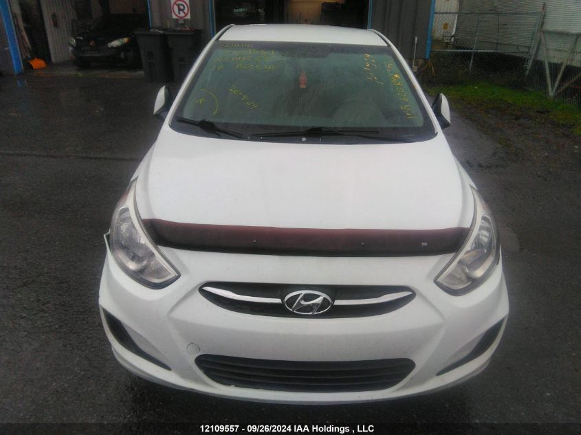 2016 Hyundai Accent Gl VIN: KMHCT4AE2GU141267 Lot: 12109557