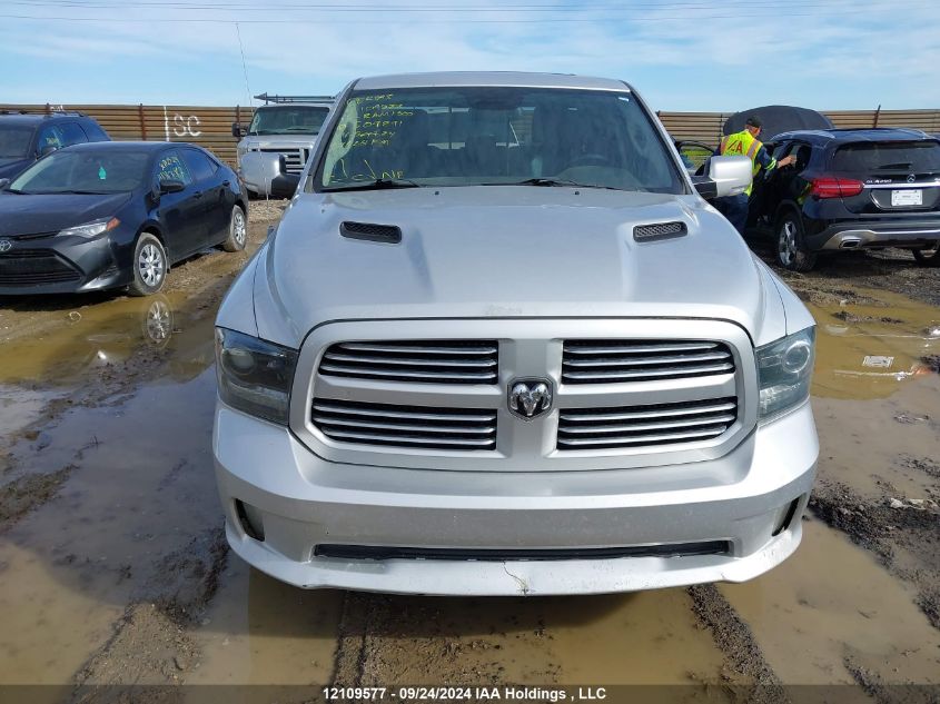 2013 Ram 1500 Sport VIN: 1C6RR7HT8DS509291 Lot: 12109577