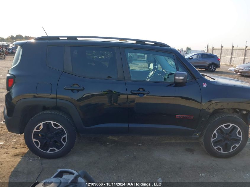 2015 Jeep Renegade Trailhawk VIN: ZACCJBCT4FPB43273 Lot: 12109658