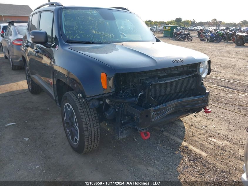 2015 Jeep Renegade Trailhawk VIN: ZACCJBCT4FPB43273 Lot: 12109658