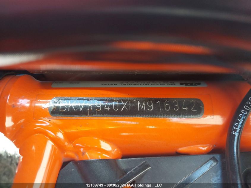 VBKV3940XFM916342 2015 Ktm 1290 Super Duke R