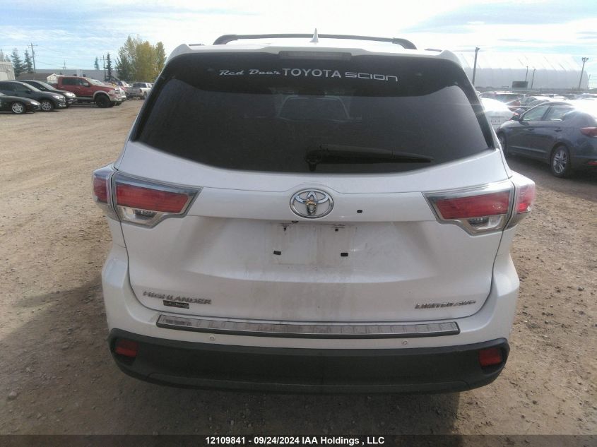 2015 Toyota Highlander Limited/Ltd Platinum VIN: 5TDDKRFH0FS110209 Lot: 12109841