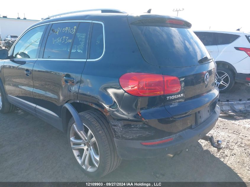 2012 Volkswagen Tiguan S/Se/Sel VIN: WVGBV7AX3CW563300 Lot: 12109903