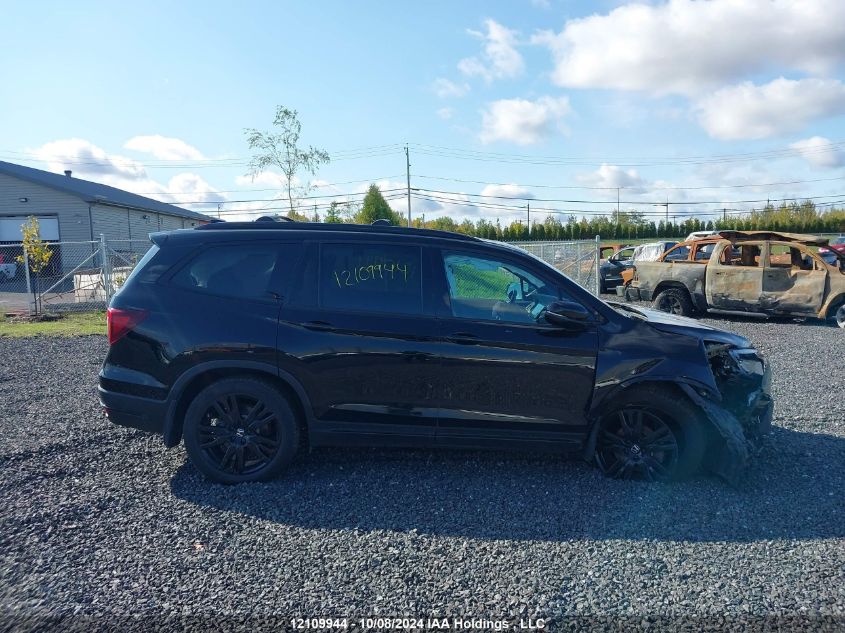 2021 Honda Pilot Elite VIN: 5FNYF6H04MB504468 Lot: 12109944