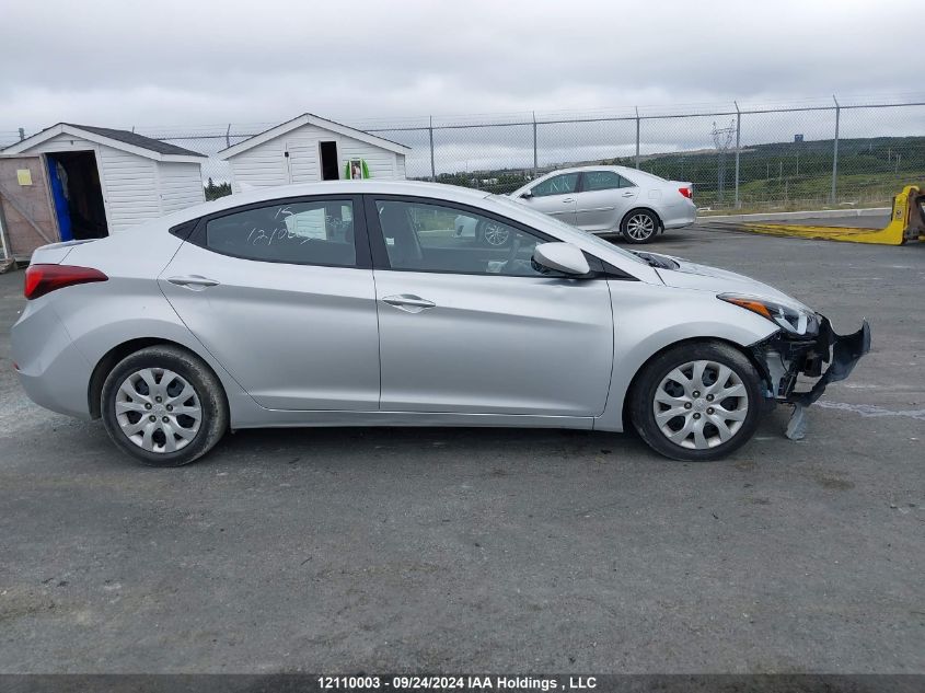 2015 Hyundai Elantra Gl VIN: 5NPDH4AE2FH612644 Lot: 12110003