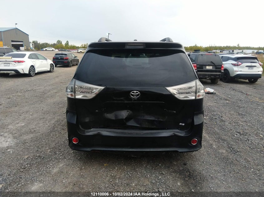 2012 Toyota Sienna Se 8 Passenger VIN: 5TDXK3DCXCS241905 Lot: 12110006