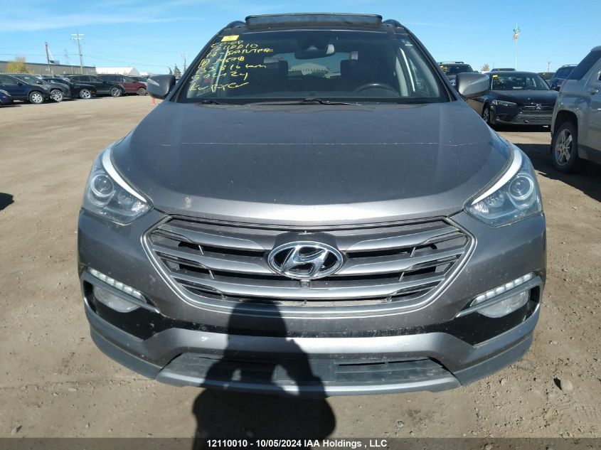 2017 Hyundai Santa Fe Sport VIN: 5XYZUDLA0HG396718 Lot: 12110010