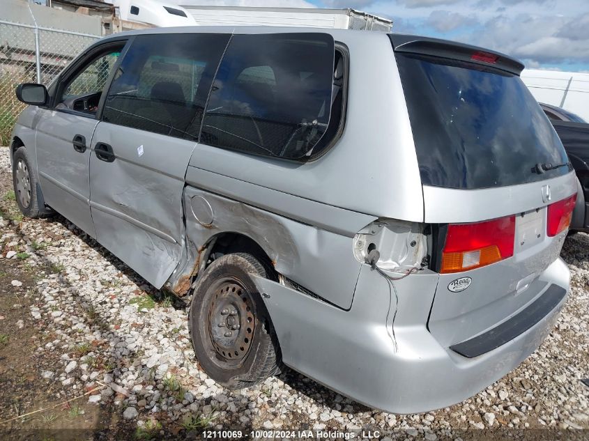 2004 Honda Odyssey Lx VIN: 2HKRL18594H004643 Lot: 12110069