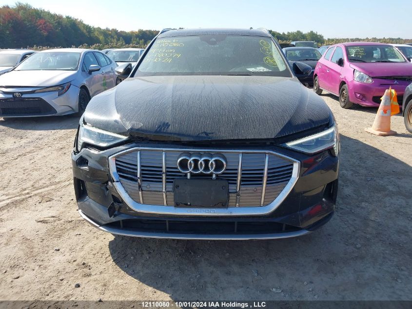 2019 Audi E-Tron VIN: WA1AAAGE3KB020379 Lot: 12110080