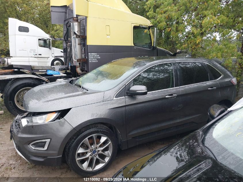 2017 Ford Edge Titanium VIN: 2FMPK4K89HBB95251 Lot: 12110092