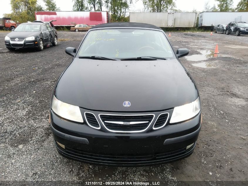 2004 Saab 9-3 Arc VIN: YS3FD75Y846001205 Lot: 12110112