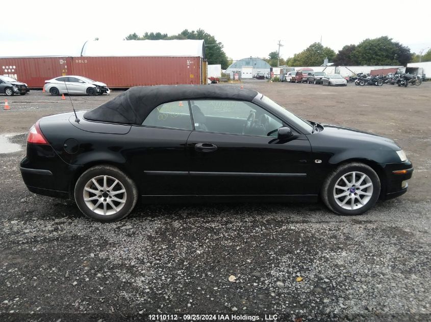 2004 Saab 9-3 Arc VIN: YS3FD75Y846001205 Lot: 12110112