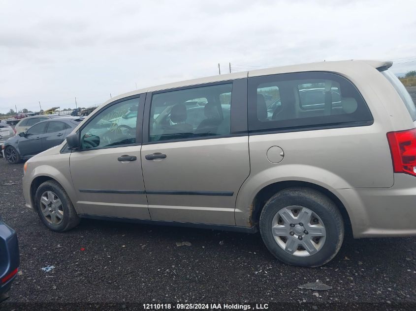 2013 Dodge Grand Caravan Se VIN: 2C4RDGBG9DR597689 Lot: 12110118