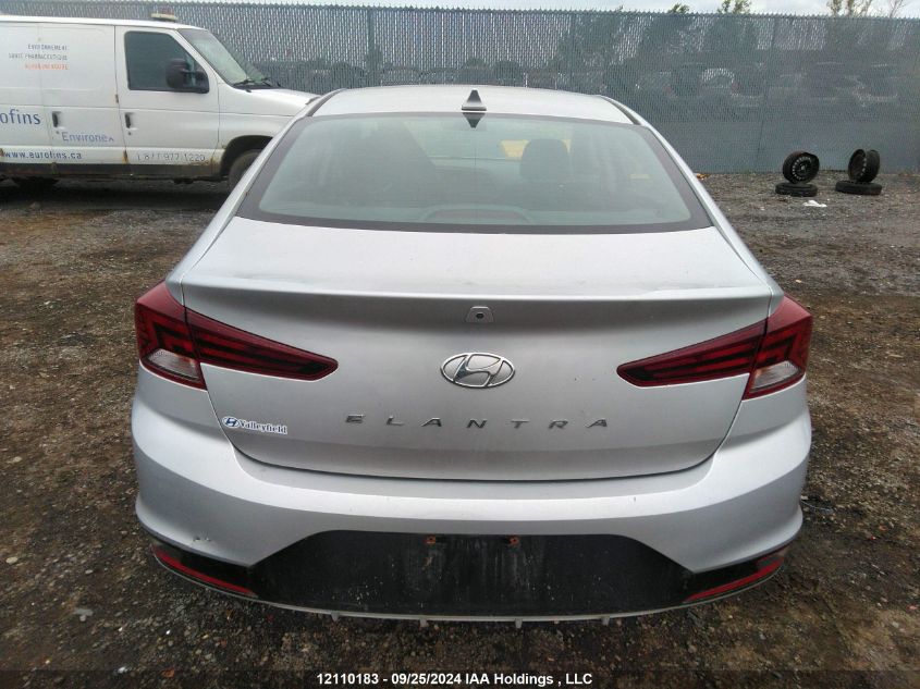 2019 Hyundai Elantra Sel/Value/Limited VIN: KMHD84LF0KU735943 Lot: 12110183