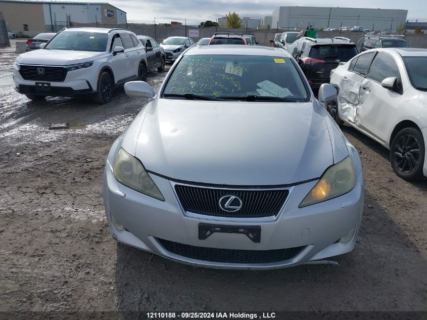 2007 Lexus Is 350 VIN: JTHBE262075016533 Lot: 12110188