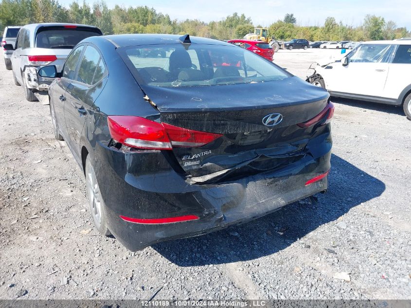 2018 Hyundai Elantra Gl VIN: KMHD84LF7JU553302 Lot: 12110189