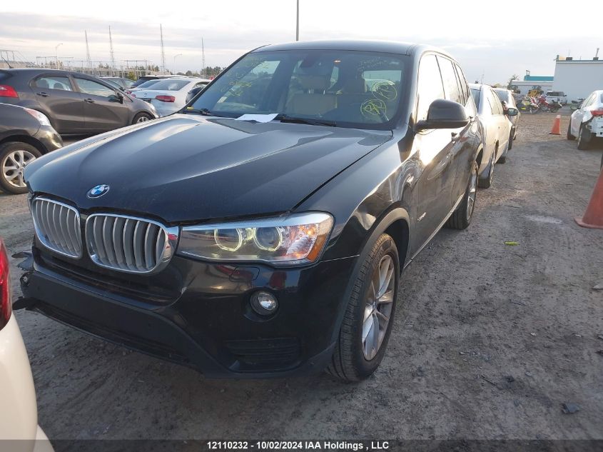 2016 BMW X3 VIN: 5UXWX9C53G0D68234 Lot: 12110232