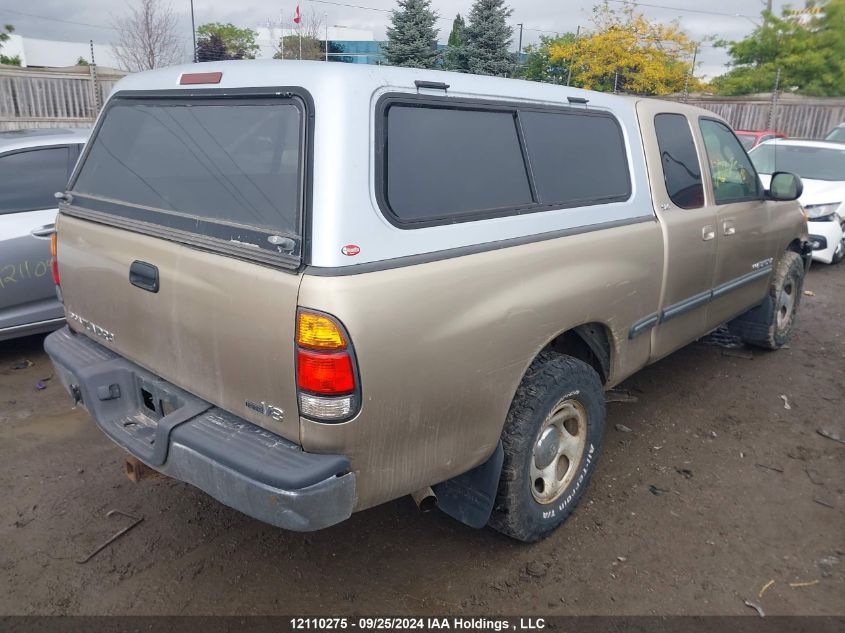 2001 Toyota Tundra Access Cab/Access Cab Sr5 VIN: 5TBRT34121S211291 Lot: 12110275