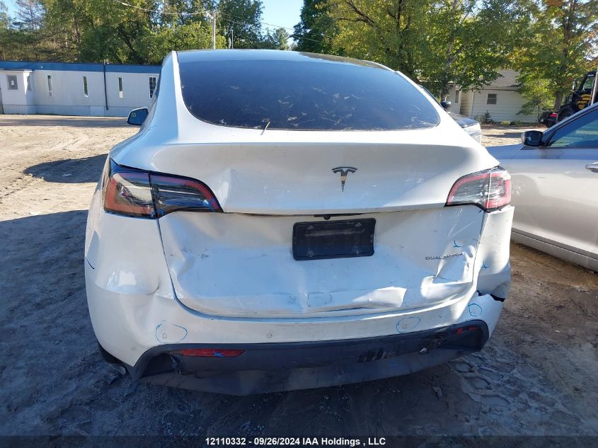 2022 Tesla Model Y VIN: 7SAYGDEE5NF545116 Lot: 12110332