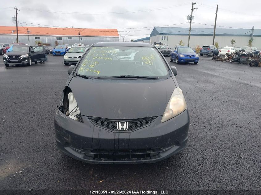 2010 Honda Fit VIN: JHMGE8H26AS800505 Lot: 12110351