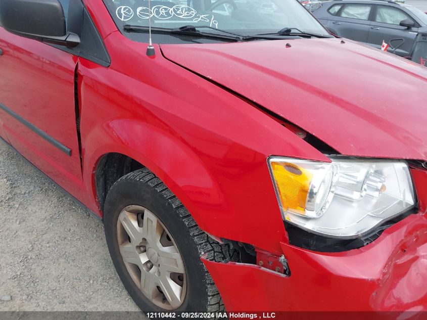 2013 Dodge Grand Caravan Se VIN: 2C4RDGBG0DR542130 Lot: 12110442