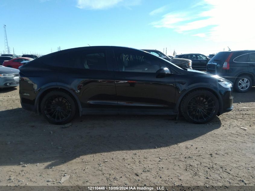 2022 Tesla Model X VIN: 7SAXCBE63NF353634 Lot: 12110446