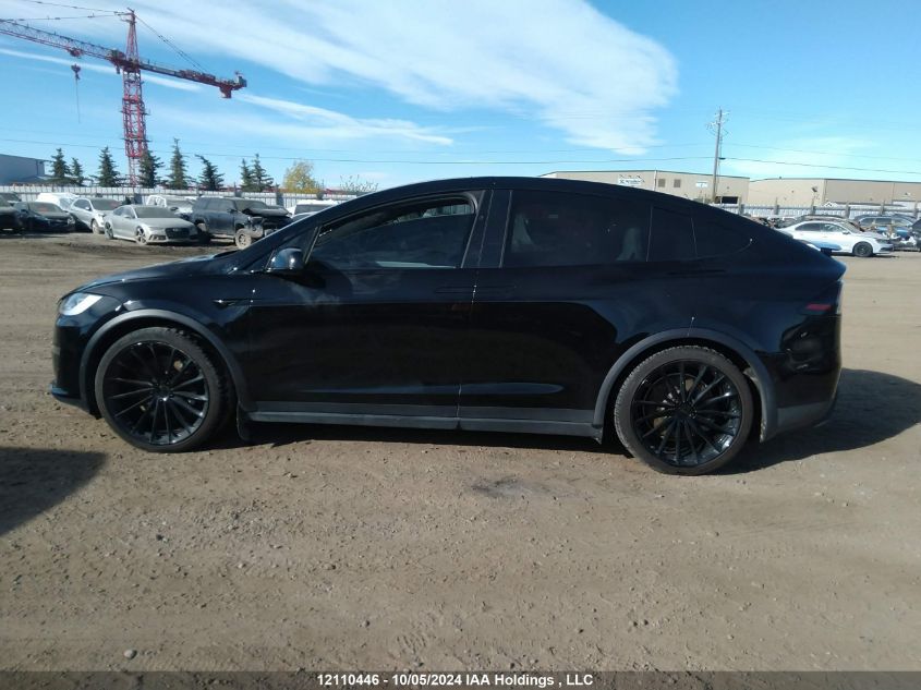 2022 Tesla Model X VIN: 7SAXCBE63NF353634 Lot: 12110446