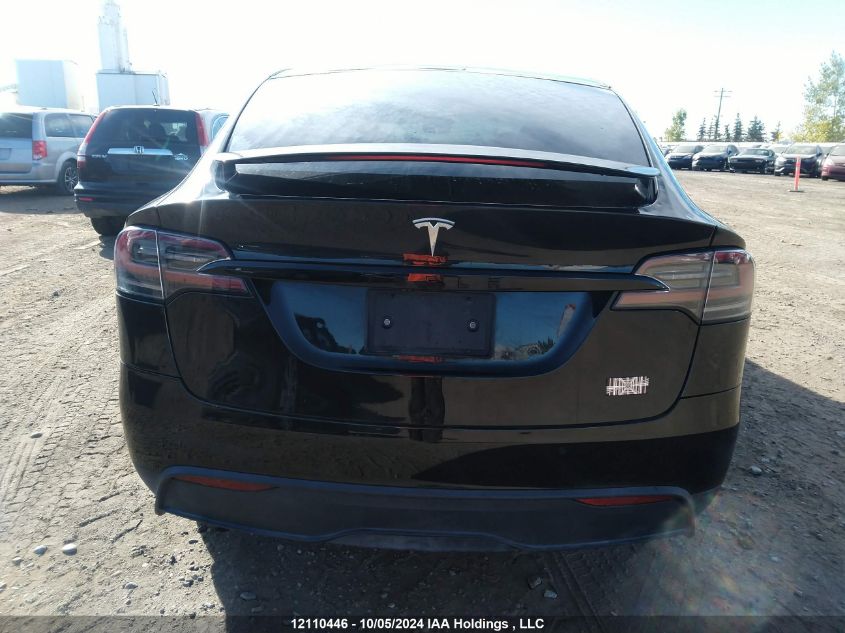 2022 Tesla Model X VIN: 7SAXCBE63NF353634 Lot: 12110446