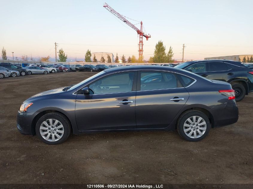 2015 Nissan Sentra VIN: 3N1AB7AP0FL679284 Lot: 12110506