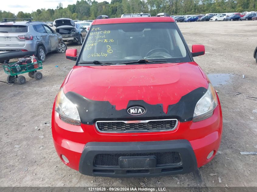 2010 Kia Soul VIN: KNDJT2A27A7041676 Lot: 12110528