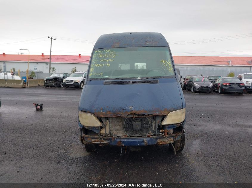 WD0BD544155848140 2005 Dodge Sprinter 3500