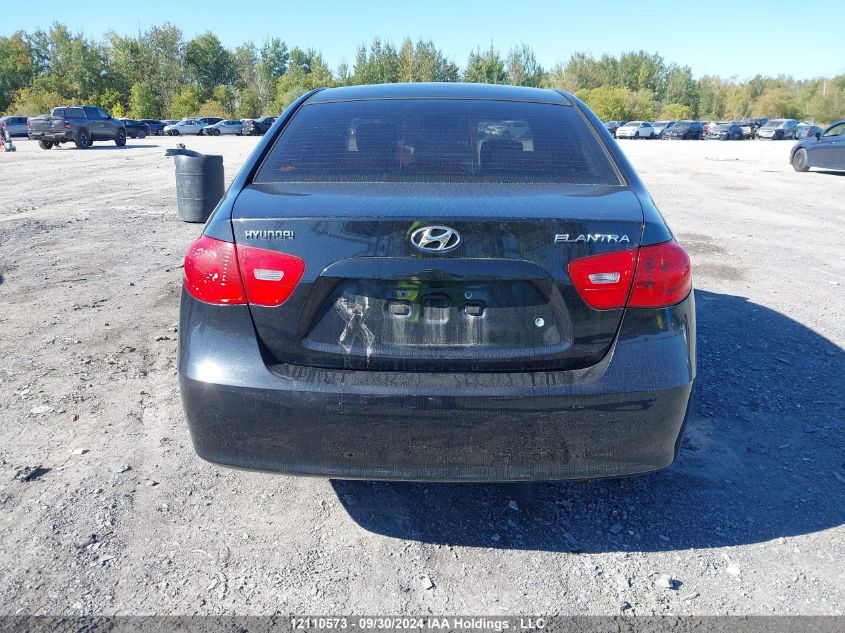 2009 Hyundai Elantra Gls/Se VIN: KMHDU45DX9U647080 Lot: 12110573