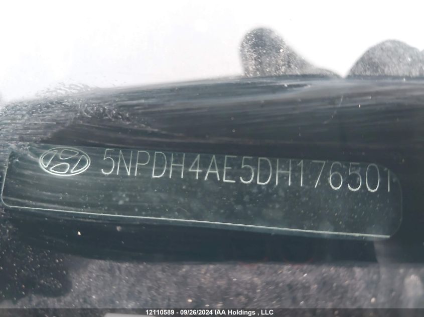 2013 Hyundai Elantra Gls/Limited VIN: 5NPDH4AE5DH176501 Lot: 12110589