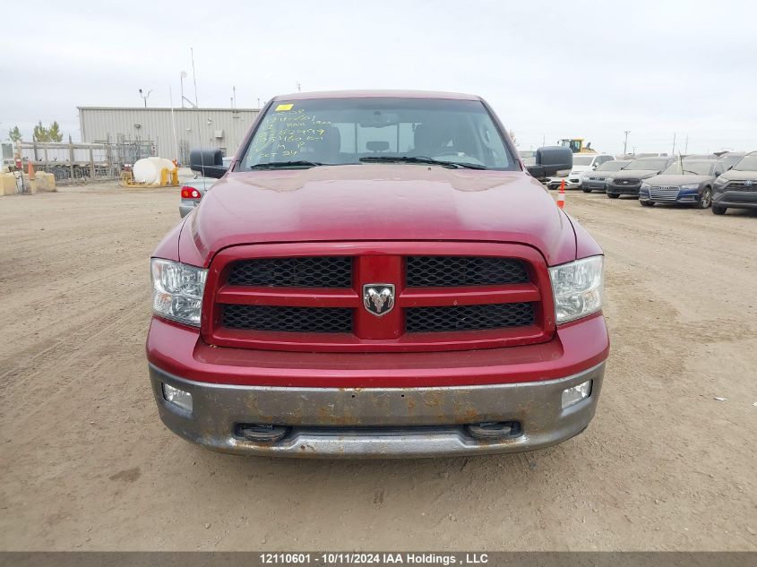 2012 Dodge Ram 1500 Slt VIN: 1C6RD7LT9CS252999 Lot: 12110601