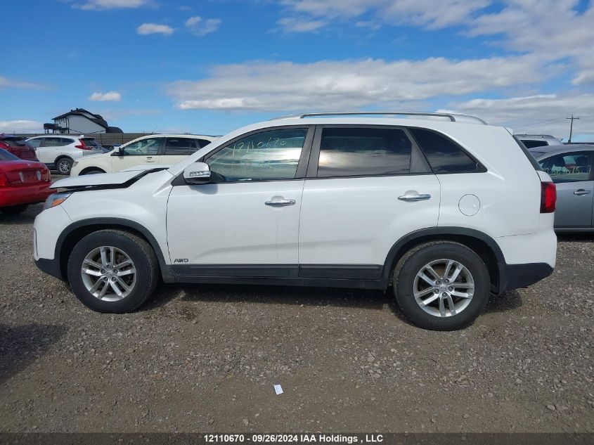 2015 Kia Sorento Lx VIN: 5XYKTCA69FG599455 Lot: 12110670