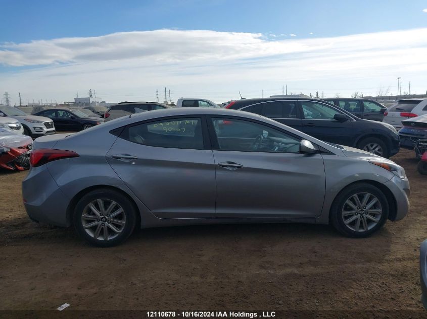 2016 Hyundai Elantra Se/Sport/Limited VIN: KMHDH4AE4GU498357 Lot: 12110678