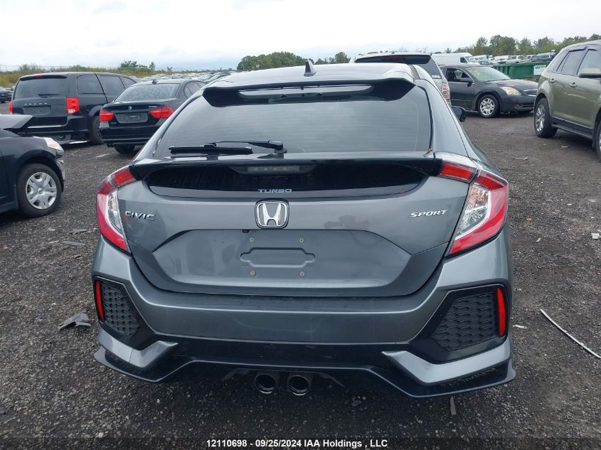 2018 Honda Civic Hatchback VIN: SHHFK7H41JU307361 Lot: 12110698