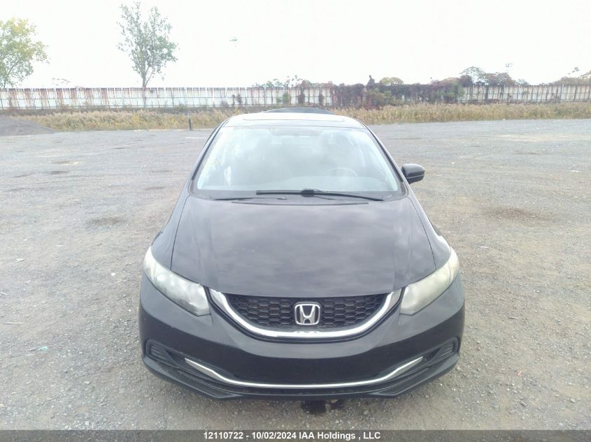 2014 Honda Civic Lx VIN: 2HGFB2F57EH021001 Lot: 12110722